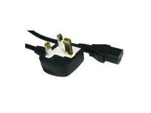 UK Mains to IEC (C13) Lead (5 AMP Kettle Lead) 3M