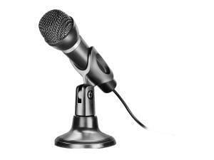 SPEEDLINK Capo Desk And Hand Microphone with 2m Cable, Black                                                                                                           