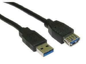 USB 3.0 2M Black Extension Cable                                                                                                                                     