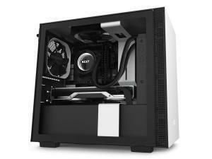NZXT H210 Compact Mini-ITX Chassis - Tempered Glass White