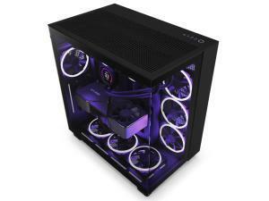 NZXT H9 Flow Black Mid Tower Chassis                                                                                                                                 