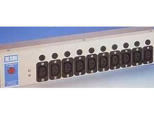 10A IEC 60320 10way C13 Sockets in a 2U Height Format with 2m Cable and a 13A Fused Plug