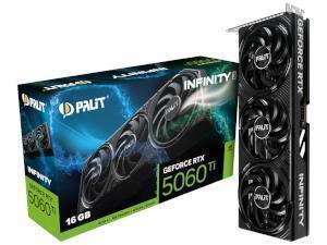 PALiT NVIDIA GeForce RTX 5060 Ti Infinity 3 16GB GDDR7 Graphics Card                                                                                                 