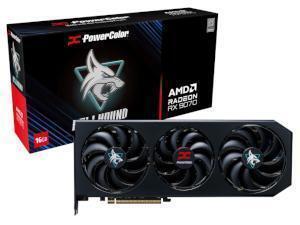 PowerColor AMD Radeon RX 9070 Hell Hound 16GB GDDR6 Graphics Card                                                                                                    