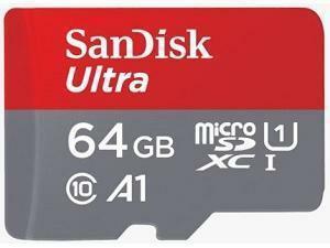 Sandisk Ultra A1 64GB MicroSDXC Class 10 Memory Card