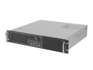 Silverstone RM23-502-MINI 2U dual 5.25" drive bay Micro-ATX rackmount industrial server chassis with USB 3.1 Gen1 interface