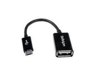 5in Micro USB to USB OTG Host Adapter M/F                                                                                                                            