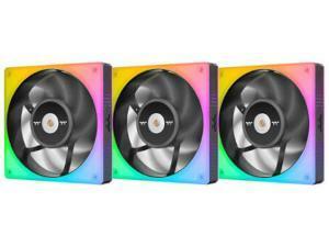 Thermaltake TOUGHFAN 12 RGB High Static Pressure 120mm Fan - 3 Pack                                                                                                  