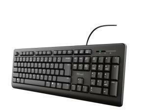 Trust TK-150 Keyboard - Cable Connectivity - USB 2.0 Type A Interface - English (UK) - QWERTY Layout
