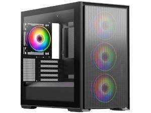 Vida Notus Black ARGB Gaming Mini Tower Chassis