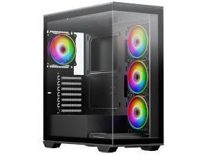 Vida Solus Black ARGB Gaming Tower Chassis