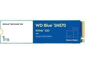 WD Blue SN570 1TB NVME PCI-E Gen 3 Solid State Drive