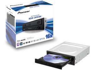 Pioneer BDR-209EBK 16x Blu-ray Re-Writer SATA Retail