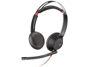 POLY Blackwire 5220 Headset Head-band 3.5 mm connector USB Type-C Black, Red