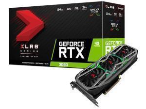 PNY NVIDIA GeForce RTX 3090 XLR8 Gaming REVEL EPIC-X Triple Fan 24GB GDDR6X Graphics Card