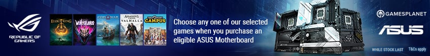 Asus GamesPlanet Game Promotion