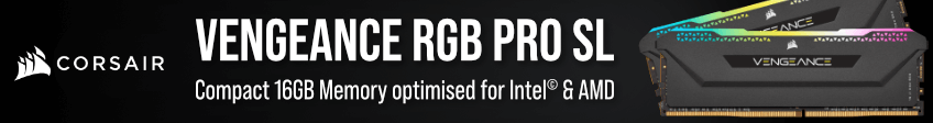 Corsair Vengeance RGB Pro SL 16GB (2x8GB) DDR4 3600MHz Dual Channel Memory (RAM) Kit