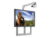 Promethean ActivBoard 395 Pro Adjustable System 95inch ActivBoard with Adjustable Stand and DLP Short Throw Projector