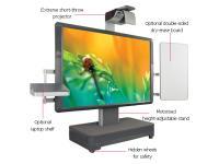 Promethean ActivBoard 587 Pro Mobile System with mobile stand and Extreme Short Throw Projector