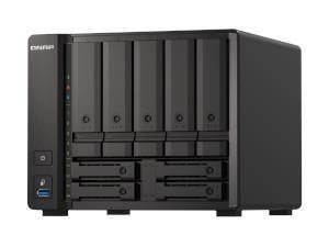 QNAP TS-H973AX-8G 9 x Total Bays SAN/NAS Storage System - 5 GB Flash Memory Capacity - AMD Ryzen Quad-core 4 Core 2.20 GHz - 8 GB RAM - DDR4 SDRAM Tower - Serial A