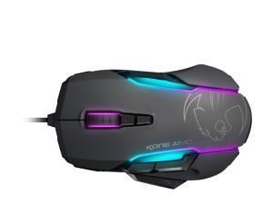 ROCCAT Kone AIMO RGBA Smart Customisation Gaming Mouse, Grey