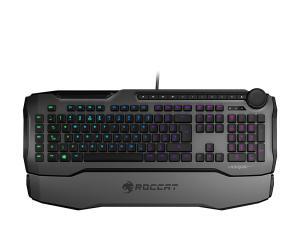 ROCCAT Horde Aimo Membranical RGB Gaming Keyboard, UK Layout, Grey