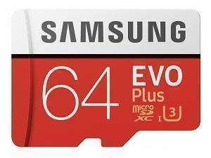 Samsung EVO Plus 64GB MicroSDHC Class 10 Memory Card