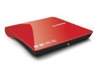 Samsung SE-208DB Slim 8x DVDRW External USB DVD Writer With AV Connectivity - Red