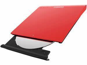 Samsung SE-208GB 8x Red Ultra Slim External DVD Re-Writer USB Retail