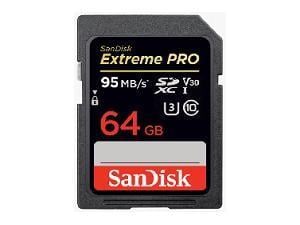 Sandisk Extreme Pro 64GB SDXC Class 10 Memory Card