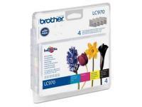 Brother LC970P Mulitpack - Contains Black, Cyan, Magenta and Yellow