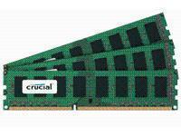 Crucial 6GB 3x2GB DDR3 PC3-10600C9 1333MHz Triple Channel Kit