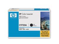 HP Color LaserJet C9720A Black Toner - Twin Pack