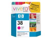HP 38 Magenta Cartridge with Vivera Ink