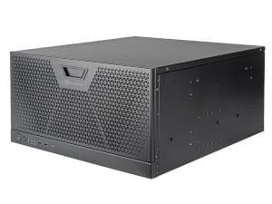 SILVERSTONE RM51 5U rackmount server chassis with dual 180mm fans and enhanced liquid cooling compatibility