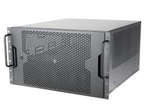 Silverstone RM600 6U Rackmount Chassis featuring Dual PSU Compatibility and Triple 360mm Radiator Support