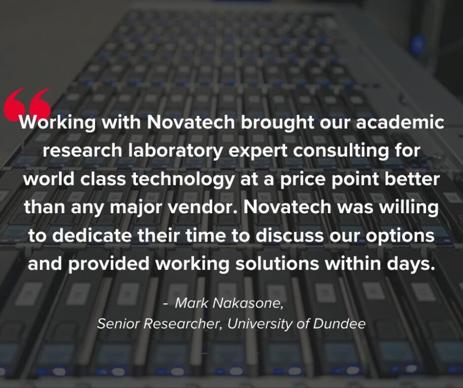 Novatech and university of dundee
