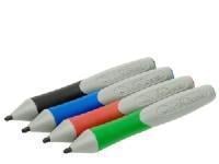 Smartboard Pen and Eraser Set, Black, Red, Blue, Green