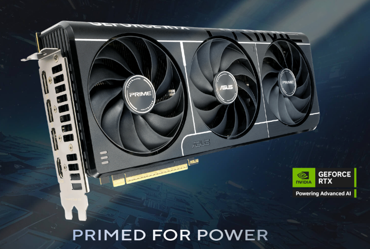 ASUS NVIDIA GeForce RTX 5070 Ti Prime OC 16GB GDDR7 Graphics Card