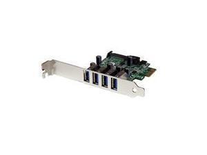 *B-stock item- 90 days warranty*StarTech.com 4 Port PCI Express PCIe SuperSpeed USB 3.0 Controller Card Adapter with UASP