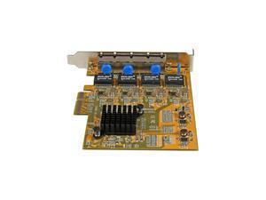 *B-stock item-90 days warranty*StarTech.com 4-Port PCI Express Gigabit Network Adapter Card