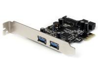 Startech 4 Port USB 3.0 PCI Express PCIe Controller Card - 2 Ext 2 Int w/ SATA Power