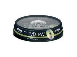 TDK 4x DVDplusRW - 10 Pack