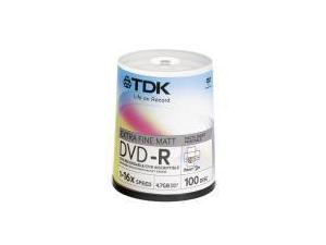 TDK 16x DVD-R Printable - 100 Pack