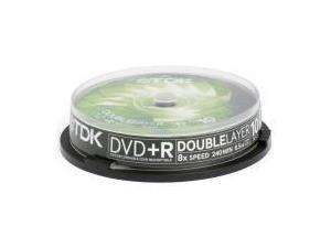 TDK 8x DVDplusR DL - 10 Pack