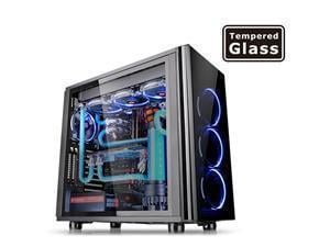 View 31 Thermaltake Tempered Glass Blue LED PC Gaming Case