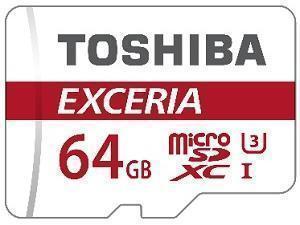 Toshiba Exceria M302 64GB MicroSDHC Class 10 Memory Card