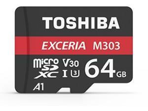 Toshiba Exceria M303 64GB MicroSDXC Class 10 Memory Card