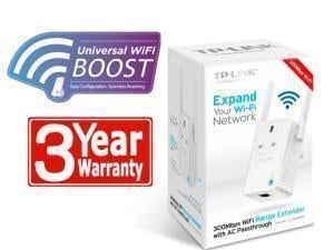 TP-Link TL-WA860RE 300Mbps Universal Wi-Fi Range Extender with AC Passthrough