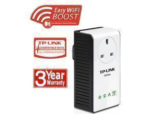 TP-LINK TL-WPA4230P AV500 Powerline 300M Wi-Fi Extender/Wi-Fi Booster/Hotspot with AC Pass Through